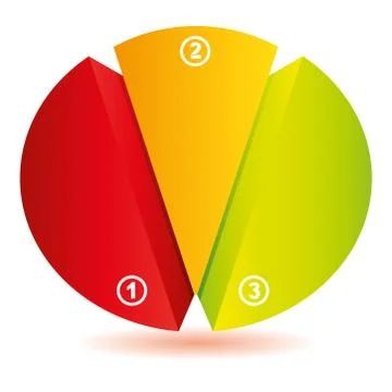 Circle diagram Stock Illustration