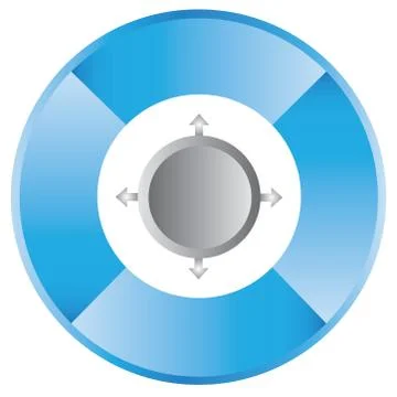 Circle diagram Illustrazione stock