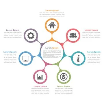 Circle Diagram Illustrazione stock