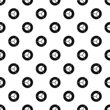 Circle diagram pattern repeat イラスト素材