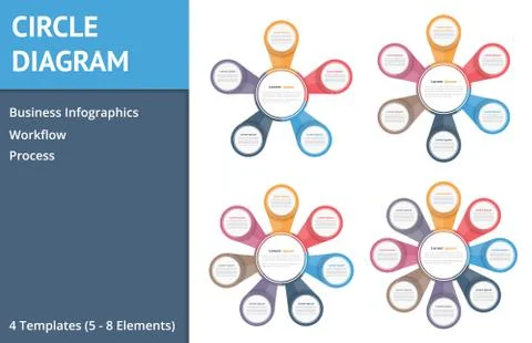 Circle Diagrams Stock Illustration