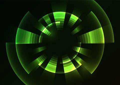 Circle digital abstract background Stock Illustration