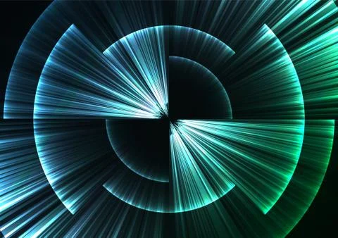 Circle digital abstract background Stock Illustration