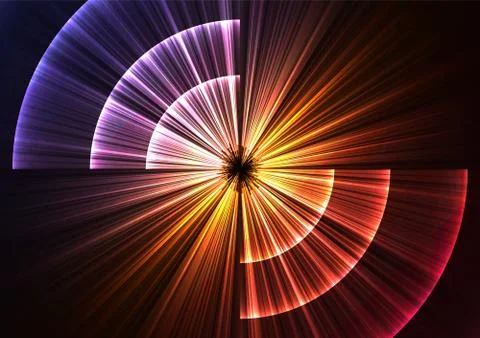 Circle digital abstract background Stock Illustration