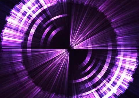 Circle digital abstract background Illustrazione stock