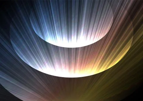 Circle digital explode abstract background Stock Illustration