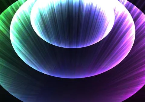 Circle digital explode abstract background Stock Illustration