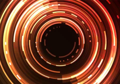 Circle digital pixel abstract background Stock Illustration