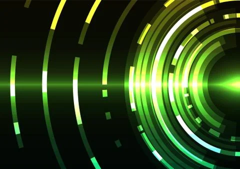 Circle digital pixel abstract background Stock Illustration