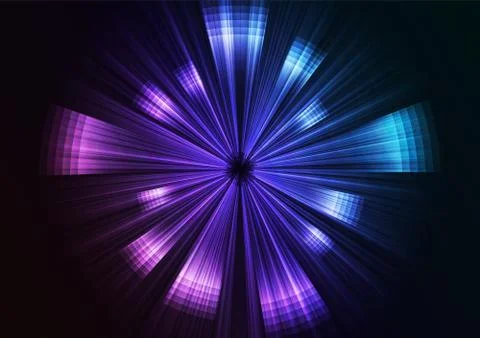 Circle digital pixel abstract background Stock Illustration