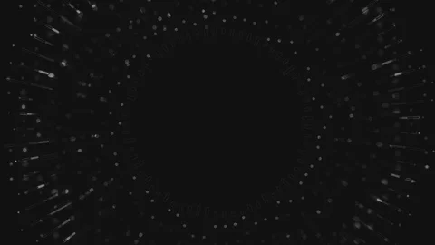 Circle digital waves hud technology visuals Video stock 121940951