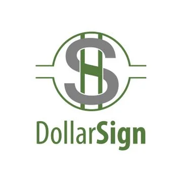 Circle dollar sign logo concept design. Symbol graphic template element Stock Illustration