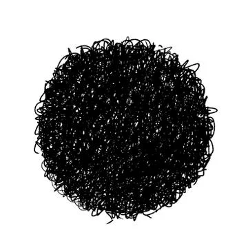 Circle doodle イラスト素材