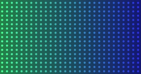 Circle dot blue-green pattern animation Stock Footage 141285413
