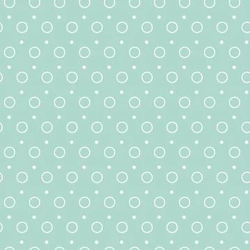Circle dot green mint pastel speckled polka dot seamless pattern for design Stock Illustration