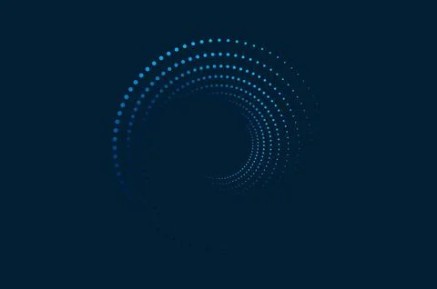 Circle dot halftone round dotted frames. Design element for frame, logo, we.. Stock Illustration