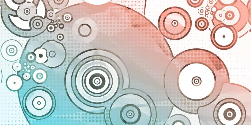 Circle Dot Pattern Stock Illustration