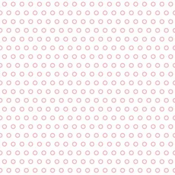 Circle dot pink white speckled polka dot seamless pattern Stock Illustration
