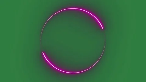 Circle dots an arrow pointing to the left pink button border Stock Footage 337036931
