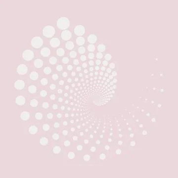 Circle dots background in Cloud Dancer colour. Geometric minimal art wallpaper 스톡 일러스트