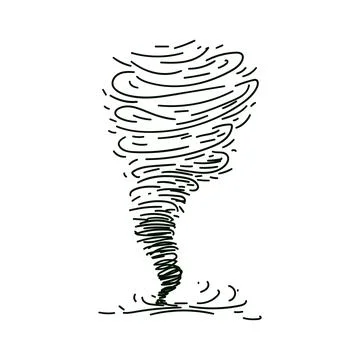Circle dust spin fast twirl blow eddy blizzard on white background landscape. Stock Illustration