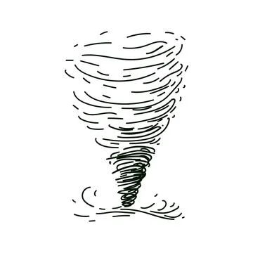 Circle dust spin fast twirl blow eddy blizzard on white background landscape. Stock Illustration