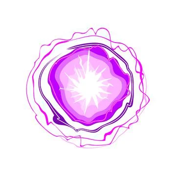 Circle electric orb cartoon vector illustration Stock Illustration