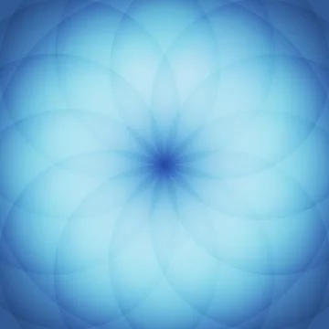 Circle elements with blue background Illustrazione stock