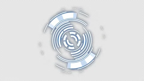 Circle Elements for HUD, Technology background, Futuristic user interface l.. Stock Footage 278702670