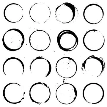 Circle Elements set Stock Illustration