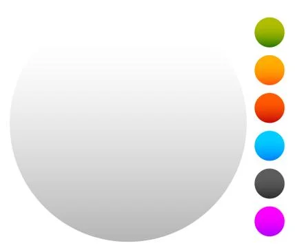 Circle empty button, badge, icon backgrounds Ilustração Stock