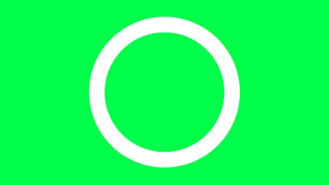 Circle explode animation or pop up animation green screen Stock Footage 133571460
