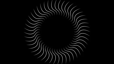 Circle Explosion Spark Motion Loop with Shiny Glow Line Effects Stock Footage 333041927