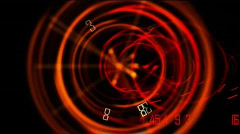 Circle figures time clocks busy wheels trade finance channel number space. 動画素材 805589