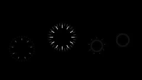 Circle firework burst animation with glowing spark lines .Seamless circle p.. Stock Footage 310711463