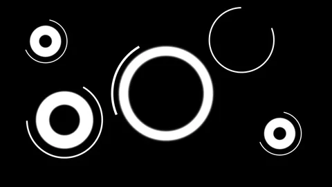 Circle Firework Explosion Line Burst Animation on Black 4K 库存影片 332910480