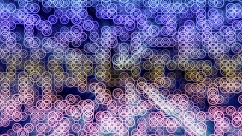 Circle Flickering Moving Particle Graphic Animation Background Stock Footage 101530227