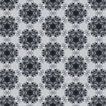 Circle-Floral Diagonal Grid Modern Geometric Pattern | Vector2025-056dvm Stock Illustration