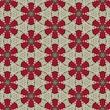 Circle-Floral Modern Geometric Pattern | Vector2025-054dvm Иллюстрация