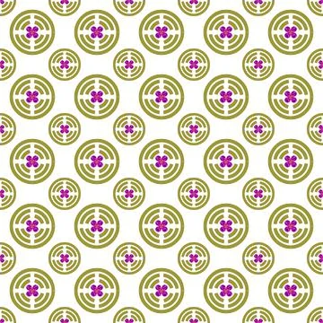 Circle flower Stock Illustration