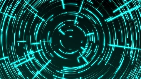 Circle Fly Particle 07 Video stock 158626462