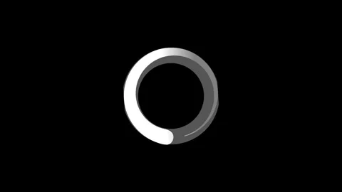 Circle footage on black background Stockbeeldmateriaal 299702372