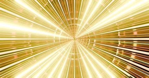 Circle Form Straight Lines VJ Loop 4K - Gold Orange Music Background Animation Stock Footage 292753406
