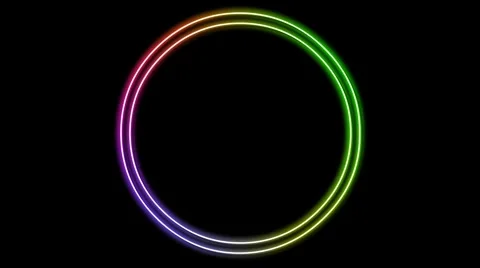Circle frame animation1 Stock Footage 320453936