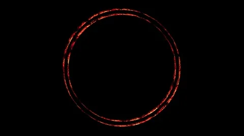 Circle frame animation4 Video stock 320453930