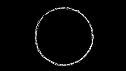 Circle frame hand-drawn scribble animation. Pen marker doodle style. Sketch.. Stock Footage 277166570