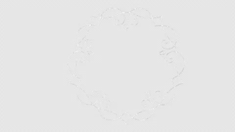 Circle frame hand-drawn scribble animation. Pen marker doodle style. Sketch.. Stock Footage 320206626