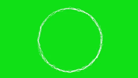 Circle frame hand-drawn scribble animation. Pen marker doodle style. Sketch.. 스톡 동영상 333076341