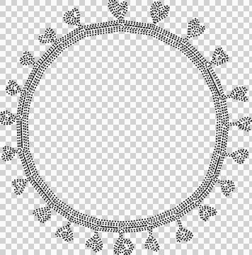 Circle frames Foto stock