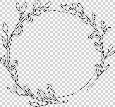 Circle frames Foto stock